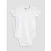 LCW baby Beyaz Bisiklet Yaka Kız Bebek Çıtçıtlı Body 3lü