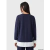 LCW EVERYDAY Mavi Soft Touch Oversize Kadın Sweatshirt Tunik