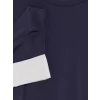 LCW EVERYDAY Mavi Soft Touch Oversize Kadın Sweatshirt Tunik