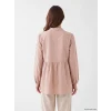 LCW Modest Pembe Büzgülü Kadın Müslin Tunik