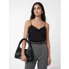 LCW ACCESSORIES Siyah Deri Görünümlü Kadın Omuz Çantası