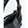 LCW ACCESSORIES Siyah Deri Görünümlü Kadın Omuz Çantası