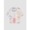 LCW DREAM Bej Gömlek Yaka Desenli Kadın Şortlu Pijama Takımı