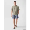 LCW SWIMWEAR Lacivert Kısa Boy Desenli Erkek Deniz Şortu