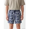 LCW SWIMWEAR Lacivert Kısa Boy Desenli Erkek Deniz Şortu