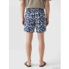 LCW SWIMWEAR Lacivert Kısa Boy Desenli Erkek Deniz Şortu