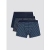 LC WAIKIKI Lacivert Pamuklu Esnek Erkek Boxer 3lü