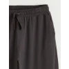 LC WAIKIKI Gri V Yaka Baskılı Erkek Şortlu Pijama Takımı