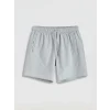 LCW SWIMWEAR Gri Kısa Boy Erkek Deniz Şortu