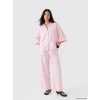 LCW Vision Pembe Oversize Armürlü Kadın Gömlek