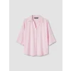 LCW Vision Pembe Oversize Armürlü Kadın Gömlek