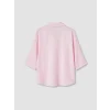 LCW Vision Pembe Oversize Armürlü Kadın Gömlek