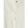 LCW Jeans Ekru Yüksek Bel Wideleg Kadın Jean Pantolon