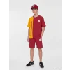 LCW Kids Kırmızı Galatasaray Baskılı Erkek Çocuk Şortlu Takım