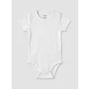 LCW baby Beyaz Bisiklet Yaka Kız Bebek Çıtçıtlı Body 3lü