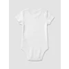 LCW baby Beyaz Bisiklet Yaka Kız Bebek Çıtçıtlı Body 3lü