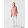 LCW Modest Pembe Çizgili Oversize Kadın Gömlek Tunik