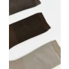 LCW ACCESSORIES Kahverengi Erkek Bambu Soket Çorap 3lü