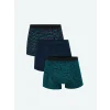 LC WAIKIKI Siyah Pamuklu Esnek Erkek Boxer 3lü