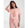 LCW DREAM Pembe Ayı Teddy Baskılı Kadın Pijama Takım