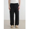 XSIDE Siyah Loose Fit Erkek Müslin Pantolon