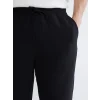 XSIDE Siyah Loose Fit Erkek Müslin Pantolon