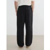 XSIDE Siyah Loose Fit Erkek Müslin Pantolon