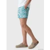 LCW SWIMWEAR Turkuaz Kısa Boy Desenli Erkek Deniz Şortu