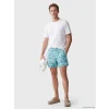 LCW SWIMWEAR Turkuaz Kısa Boy Desenli Erkek Deniz Şortu