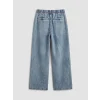 XSIDE Mavi Beli Lastikli Wideleg Kadın Jean Pantolon