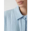 LCW EVERYDAY Mavi Çizgili Oversize Armürlü Kadın Gömlek