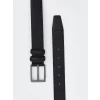 LCW ACCESSORIES Siyah Deri Görünümlü Erkek Kemer
