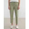LCW Modest Haki Beli Lastikli Havuç Kesim Kadın Pantolon