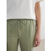 LCW Modest Haki Beli Lastikli Havuç Kesim Kadın Pantolon