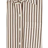 LCW Modest Sarı Çizgili Oversize Poplin Kadın Gömlek Tunik