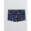 LCW Kids Lacivert Baskılı Erkek Çocuk 3lü Boxer