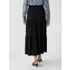 LCW Grace Siyah Beli Lastikli Katkat Etek
