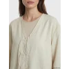 LCW Modest Ekru V Yaka Kadın Kimono