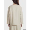 LCW Modest Ekru V Yaka Kadın Kimono