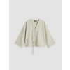 LCW Modest Ekru V Yaka Kadın Kimono