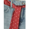 XSIDE Mavi Dar Fit Kuşaklı Mini Jean Etek