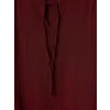 LCW EVERYDAY Bordo Bağlamalı Yaka Büzgülü Dokulu Bluz