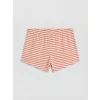 LCW DREAM Kırmızı Çizgili Kadın Şortlu Pijama Takımı