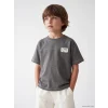 LCW Kids Gri Baskılı Erkek Çocuk Takım