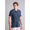 Defacto G7063AXNV241 Lacivert Regular Fıt Polo Yaka Kısa Kollu Polo Tişört