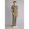 Defacto G7063AXKH442 Haki Regular Fıt Polo Yaka Kısa Kollu Polo Tişört