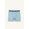 Defacto I1455AXBE526 Mavi Regular Fıt Baskılı 3lü Boxer