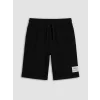 LCW Kids Siyah Bağcıklı Regular Fit Erkek Çocuk Şort