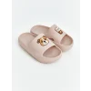 LCW STEPS Pembe Ayıcık Figürlü Kız Çocuk Terlik