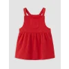 LCW baby Kırmızı Kız Bebek Salopet Elbise ve Tişört